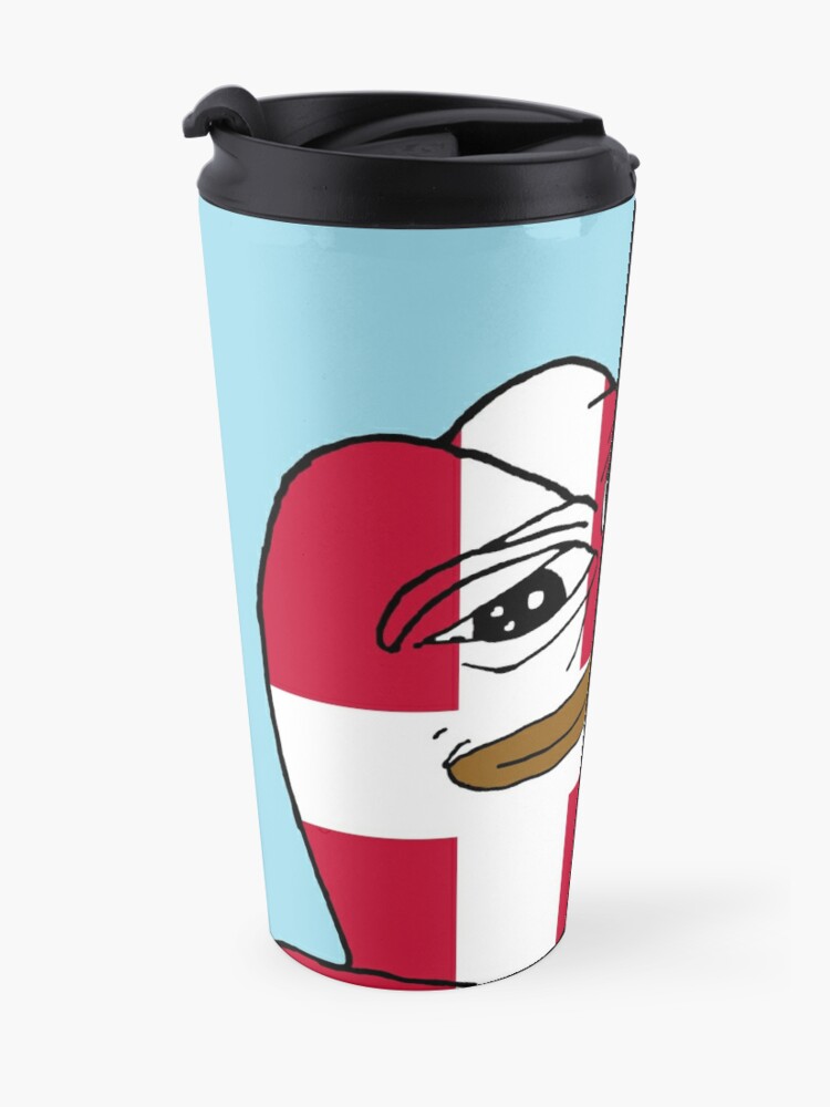 "Punching Pepe (Denmark)" Travel Mug by Meme-Magician | Redbubble