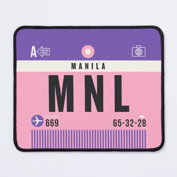 Item preview, Luggage Tag A - MNL Manila Philippines designed and sold by VoodooCircus.