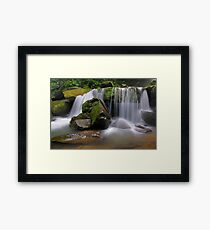 Cascading Framed Print