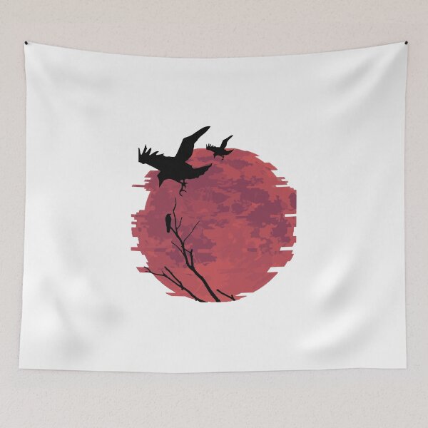 Item preview, Crow and redmoon designed and sold by OSSDESIGNER.