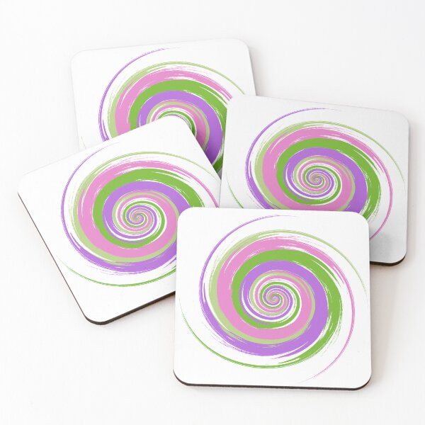 Item preview, Colorful swirl - green and purple designed and sold by Art-Ilustration.