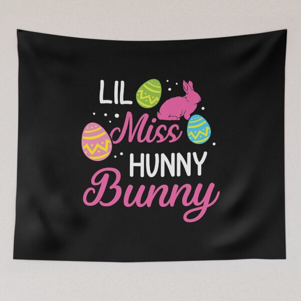 Item preview, Lil Miss Hunny Bunny Cute Easter Egg Hunting designed and sold by haselshirt.