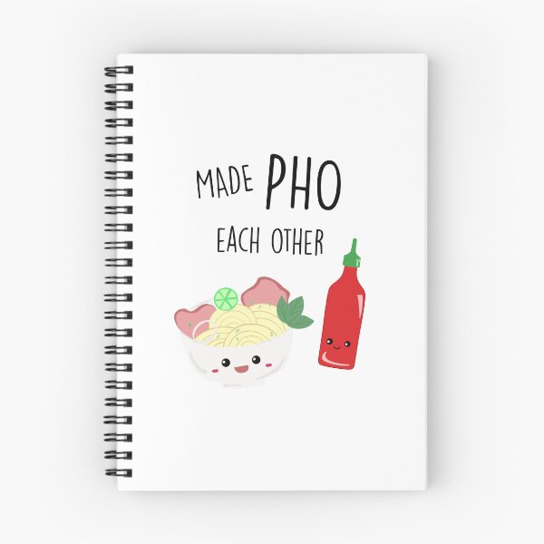 Item preview, Made Pho Each Other Kawaii Vietnamese Noodles Sriracha Sauce Cute designed and sold by kristinedesigns.