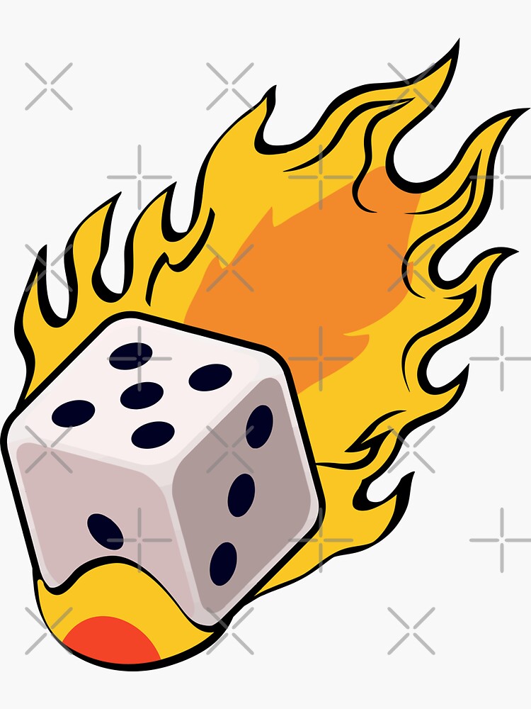 Flaming Dice by The8thies