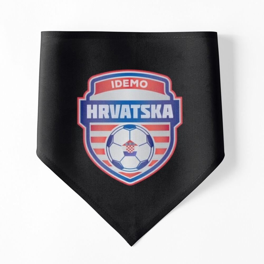 Croatia deluxe football jersey design Pet Bandana for Sale by NancyWisse