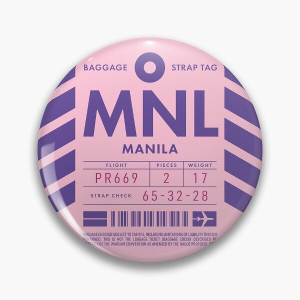 Item preview, Luggage Tag D - MNL Manila Philippines designed and sold by VoodooCircus.