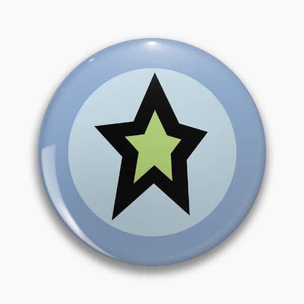 Item preview, Green Star Light Blue Circle Graphic designed and sold by ellenhenry.