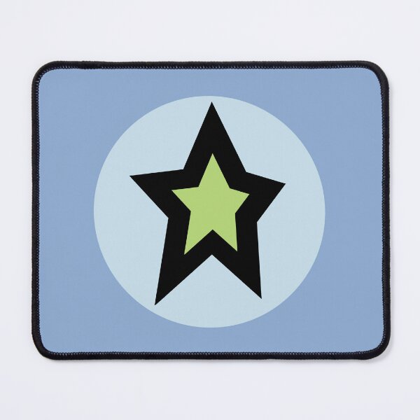Item preview, Green Star Light Blue Circle Graphic designed and sold by ellenhenry.