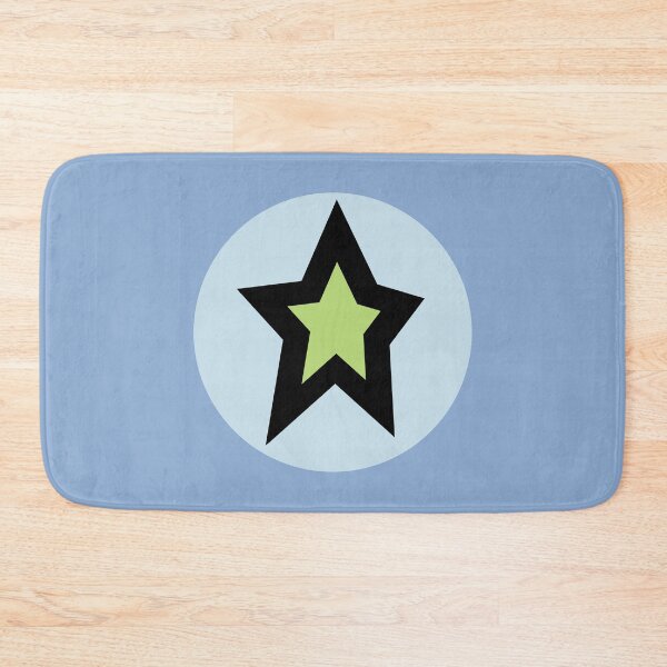 Item preview, Green Star Light Blue Circle Graphic designed and sold by ellenhenry.