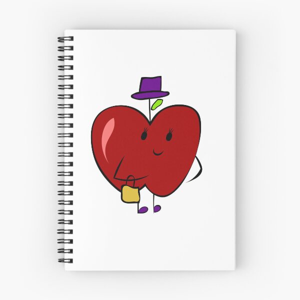 Item preview, Cute little red smiling Apple goes shopping designed and sold by DesignsByMadiha.