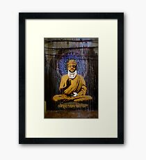 Banksy - Bashed Buddha Framed Print
