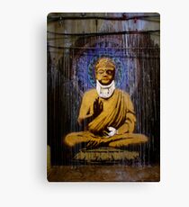 Banksy - Bashed Buddha Canvas Print