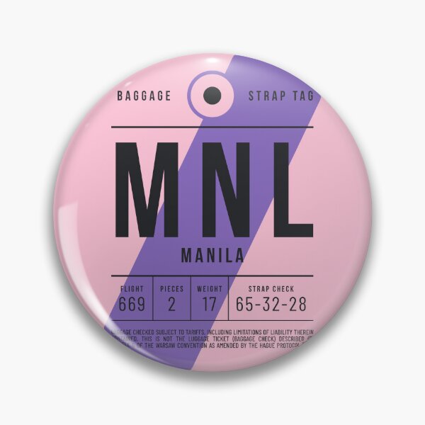 Item preview, Luggage Tag E - MNL Manila Philippines designed and sold by VoodooCircus.