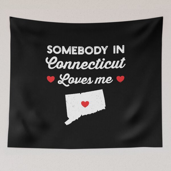 Item preview, Somebody In Connecticut Loves Me: Funny Home State Pride Gift - Baby Love Connecticut Map USA designed and sold by Adexyl.