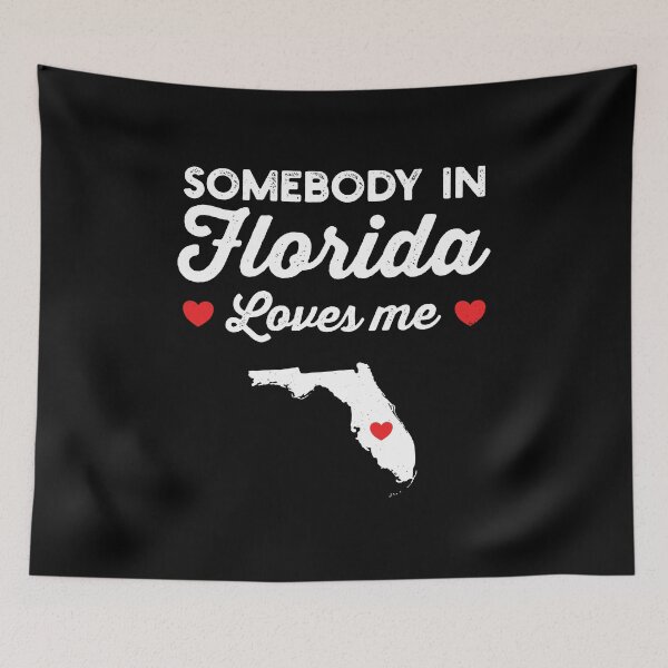 Item preview, Somebody In Florida Loves Me: Funny Home State Pride Gift - Baby Love Florida Map USA designed and sold by Adexyl.