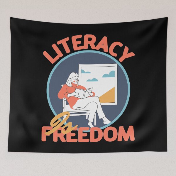 Item preview, LITERACY IS FREEDOM designed and sold by GAADesignz.