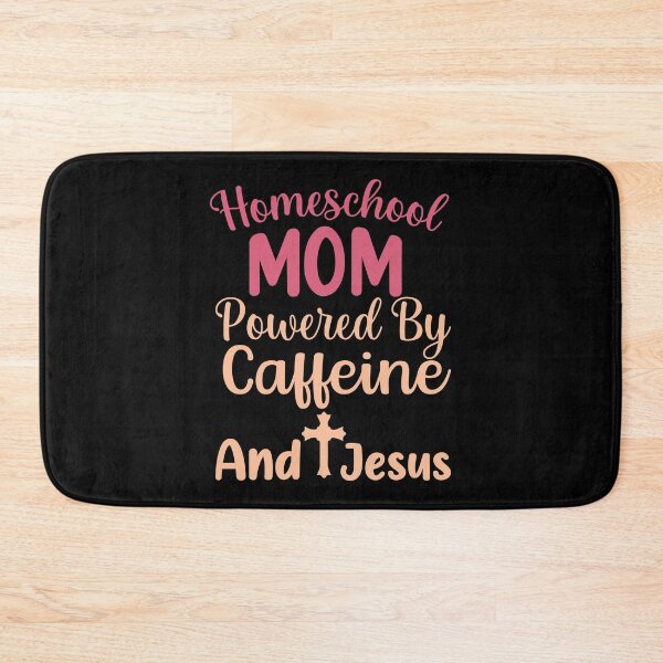 Item preview, Homeschool Mom Powered By Caffeine And Jesus Quarantine Mom designed and sold by haselshirt.