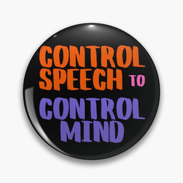 Item preview, Control speech to control mind designed and sold by hinteo.