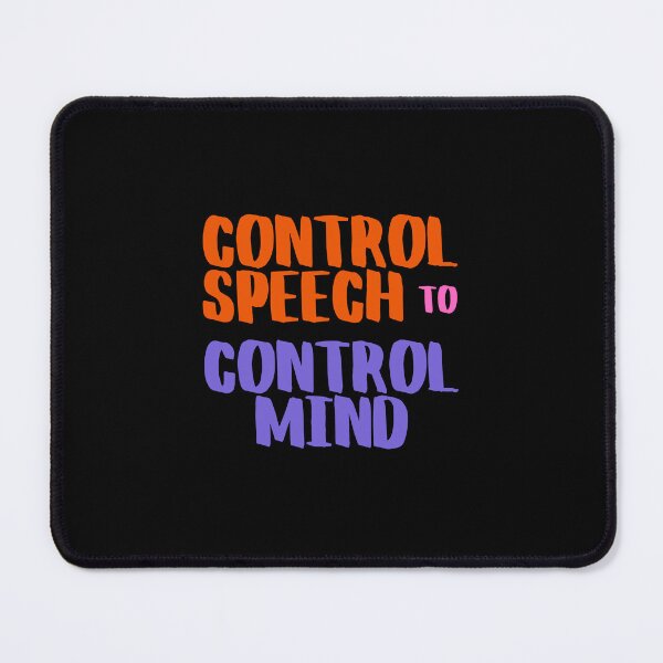 Item preview, Control speech to control mind designed and sold by hinteo.