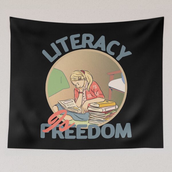 Item preview, LITERACY IS FREEDOM designed and sold by GAADesignz.