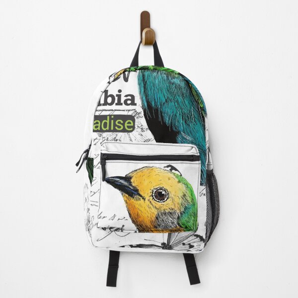 Item preview, Multicolored Tanager, an endemic and vulnerable species of Colombian forests designed and sold by plumasycantos.