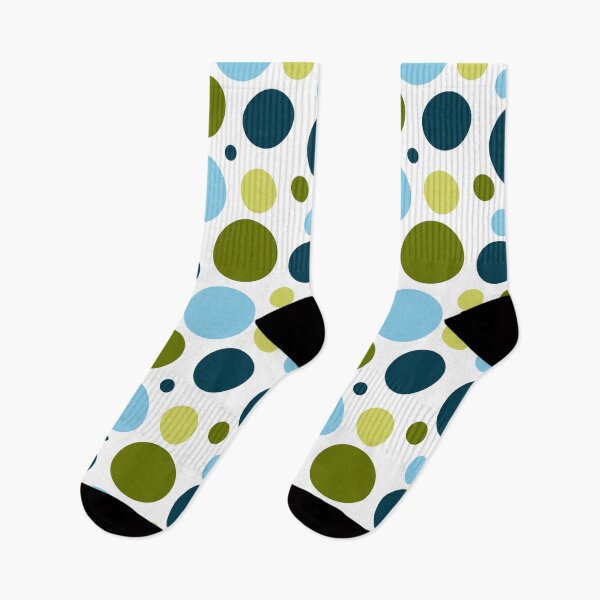 Item preview, dots in green and blue designed and sold by BelleundBeau.