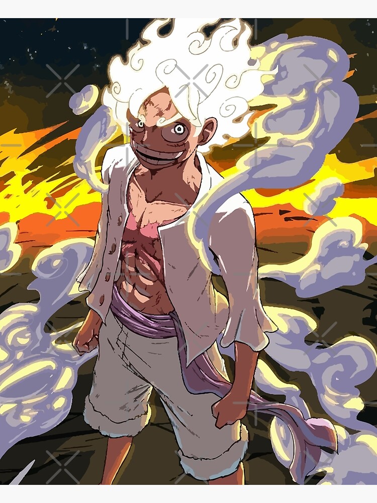 badass luffy gear 5