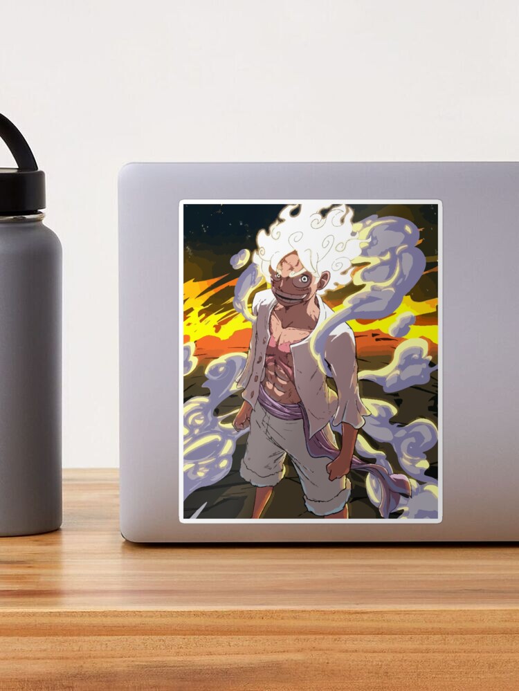 pack De Pegatinas One Piece Luffy Gear 5/Sticker naruto Anime Dragon ball Z  Nezuko Sukuna Waterproof case hp Helmet laptop