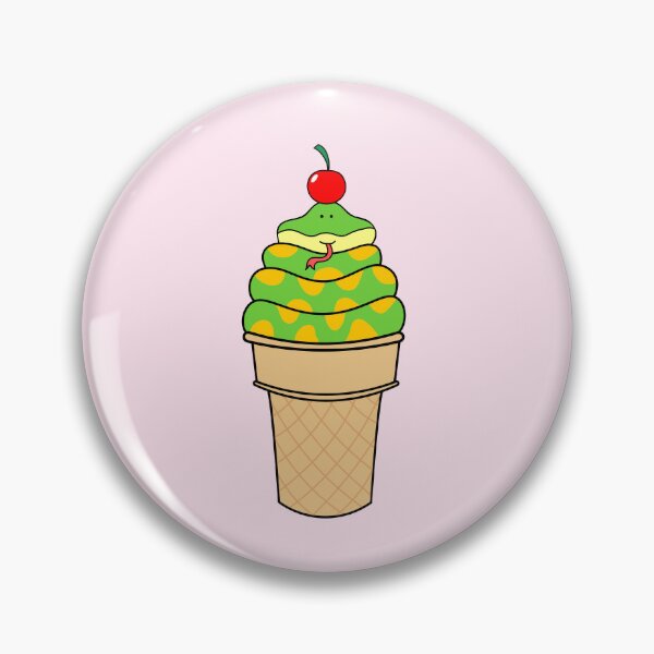 Item preview, cute ice cream snake designed and sold by wordspotrayal.