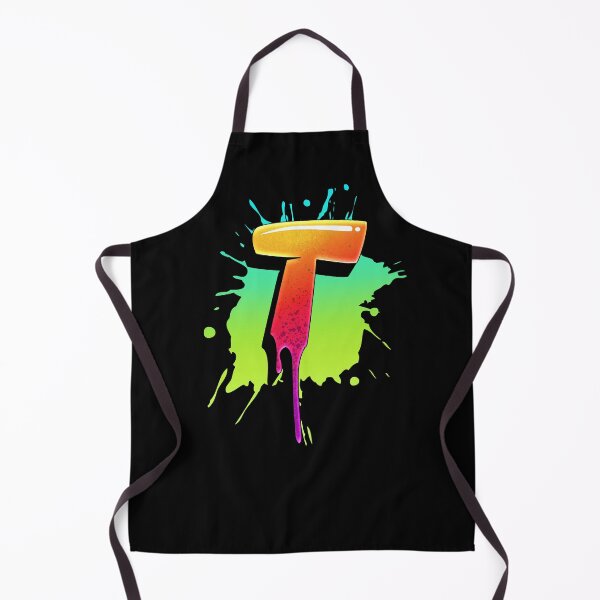 Item preview, Graffiti Letters T Letter Colorful Paint Splash Style designed and sold by ToTheNextLetter.