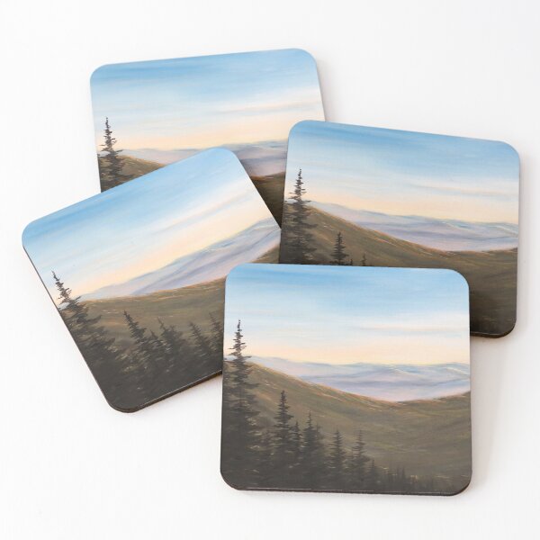 Item preview, Smoky Mountain Acrylic Sunset  designed and sold by SunscapesArt.