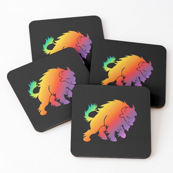 Item preview, Multicolor Bison Emblem designed and sold by Nealoc.