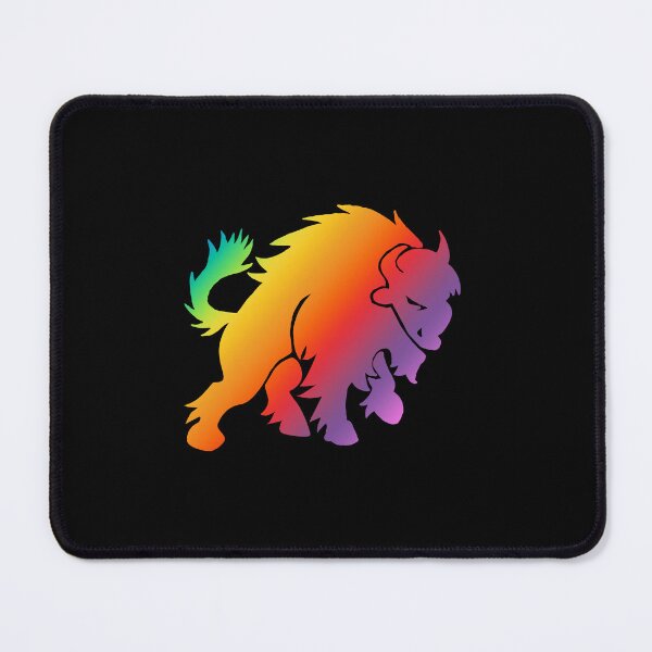 Item preview, Multicolor Bison Emblem designed and sold by Nealoc.