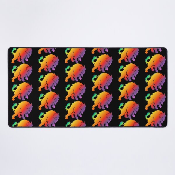 Item preview, Multicolor Bison Emblem designed and sold by Nealoc.