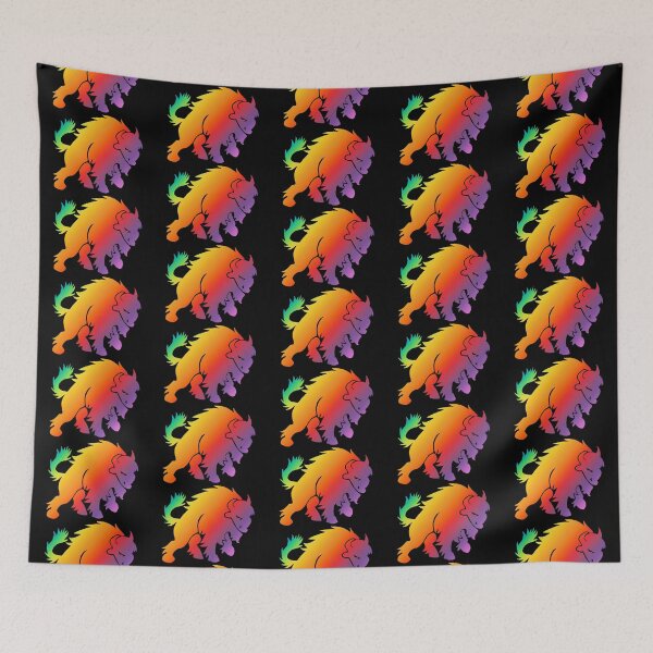Item preview, Multicolor Bison Emblem designed and sold by Nealoc.