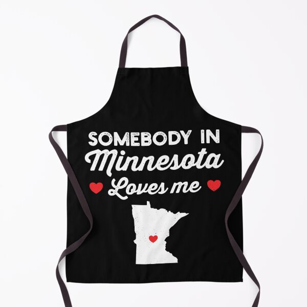 Aperçu de l'œuvre Quelqu'un dans le Minnesota m'aime: Cadeau drôle de fierté de l'État d'origine - Baby Love Minnesota Map USA créée et vendue par Adexyl.