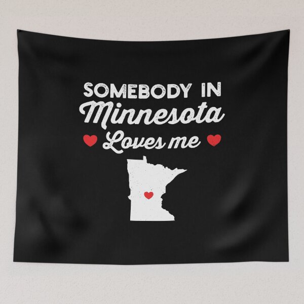 Item preview, Somebody In Minnesota Loves Me: Funny Home State Pride Gift - Baby Love Minnesota Map USA designed and sold by Adexyl.