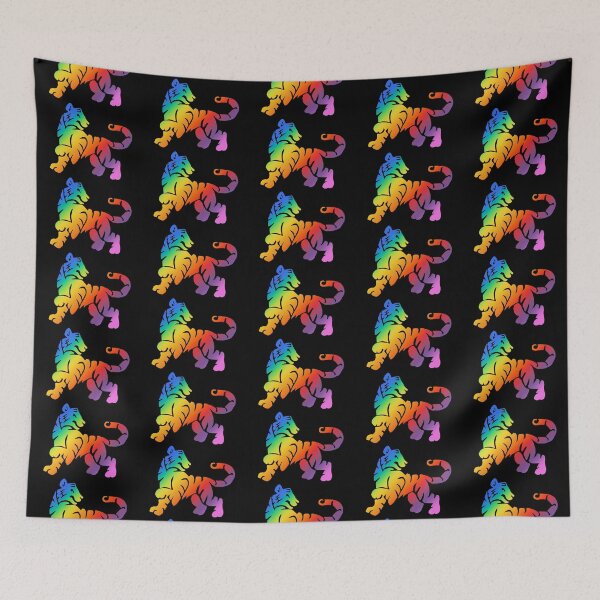 Item preview, Multicolored Tiger Emblem designed and sold by Nealoc.
