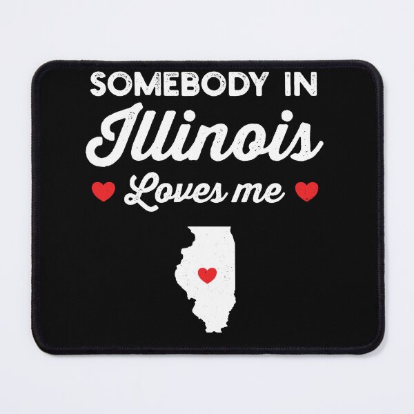 Item preview, Somebody In Illinois Loves Me: Funny Home State Pride Gift - Baby Love Illinois Map USA designed and sold by Adexyl.