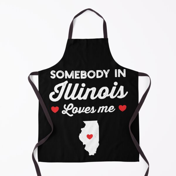 Item preview, Somebody In Illinois Loves Me: Funny Home State Pride Gift - Baby Love Illinois Map USA designed and sold by Adexyl.