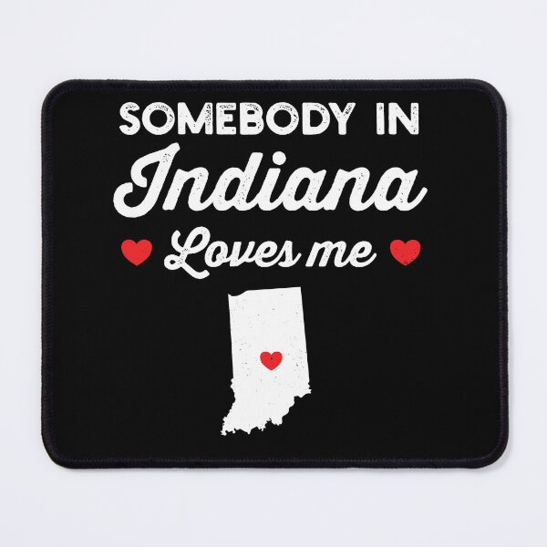 Item preview, Somebody In Indiana Loves Me: Funny Home State Pride Gift - Baby Love Indiana Map USA designed and sold by Adexyl.
