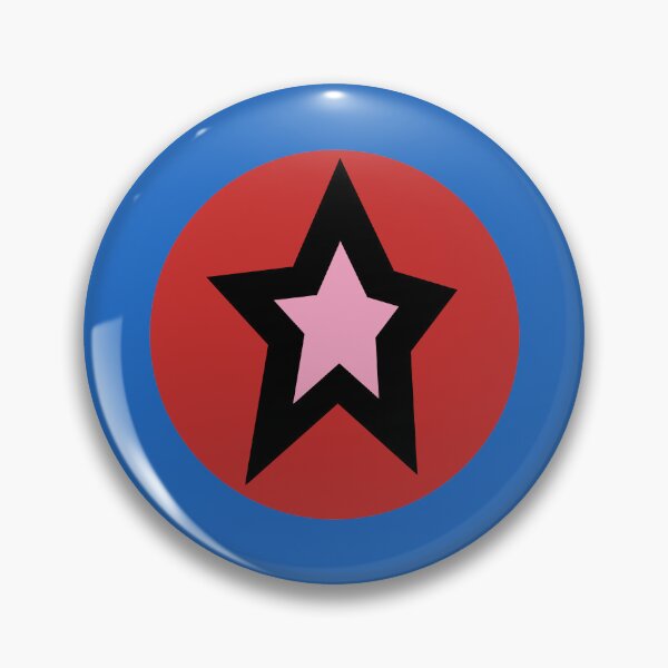 Item preview, Pink Star Red Circle Graphic designed and sold by ellenhenry.