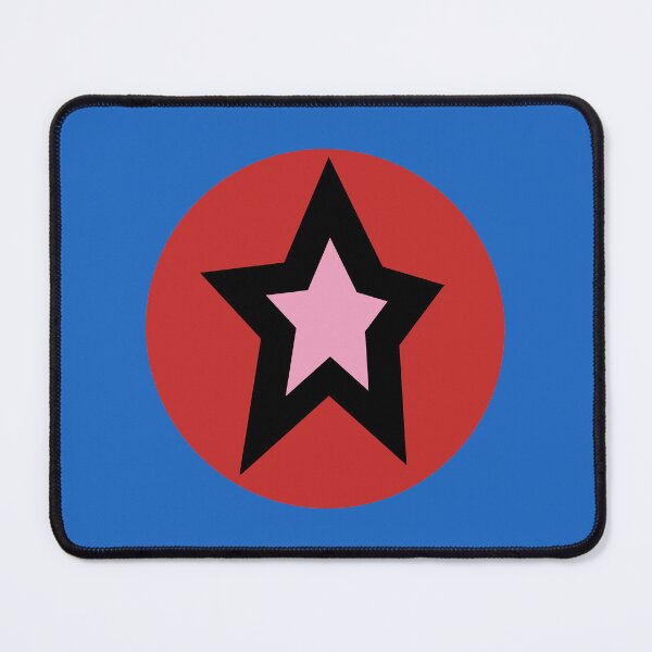 Item preview, Pink Star Red Circle Graphic designed and sold by ellenhenry.