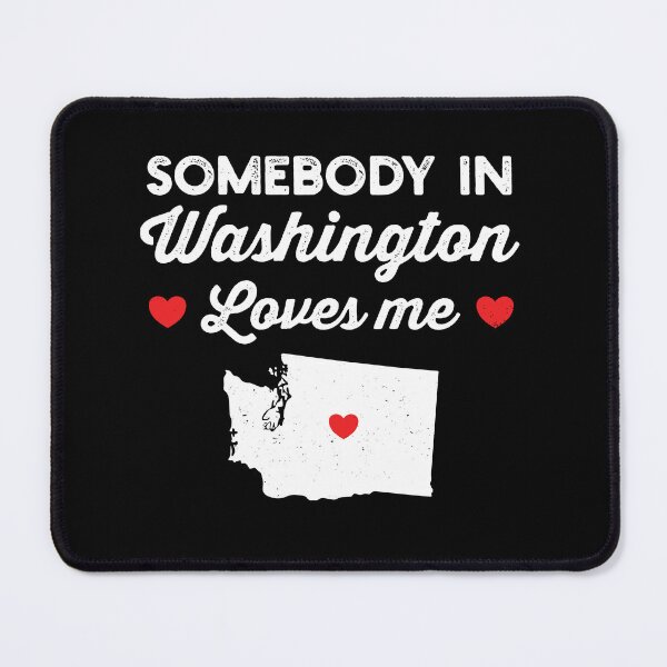 Item preview, Somebody In Washington Loves Me: Funny Home State Pride Gift - Baby Love Washington Map USA designed and sold by Adexyl.