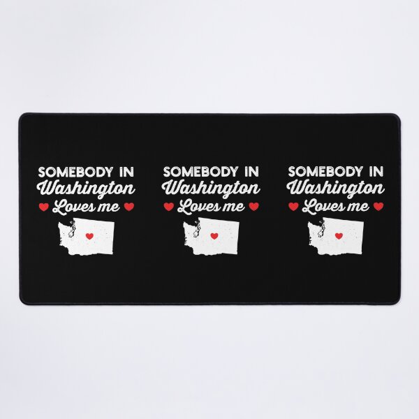 Item preview, Somebody In Washington Loves Me: Funny Home State Pride Gift - Baby Love Washington Map USA designed and sold by Adexyl.