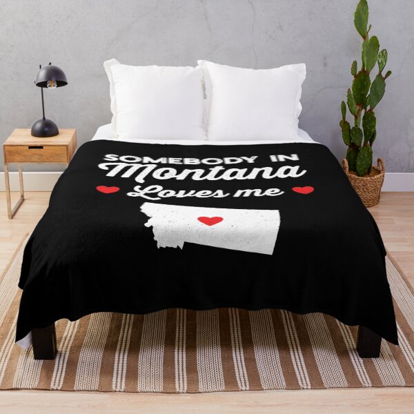 Item preview, Somebody In Montana Loves Me: Funny Home State Pride Gift - Baby Love Montana Map USA designed and sold by Adexyl.