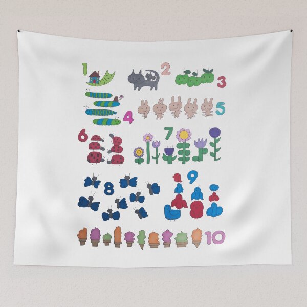Item preview, cute counting designed and sold by wildmagnolia.