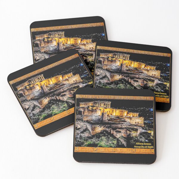 Item preview, ATHENS GREECE ANCIENT ACROPOLIS: At Night Print designed and sold by posterbobs.