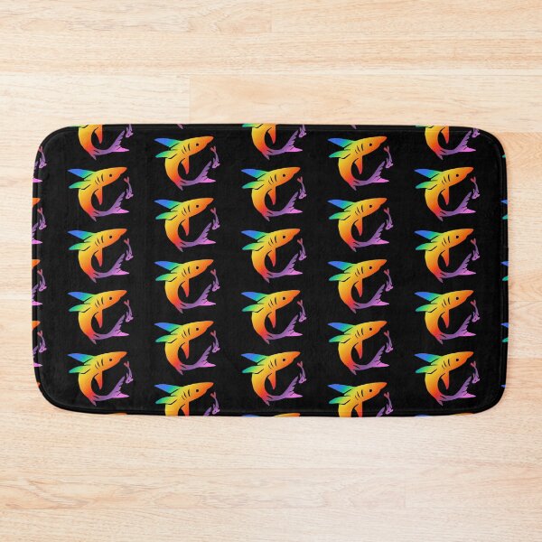 Item preview, Multicolored Shark Emblem designed and sold by Nealoc.