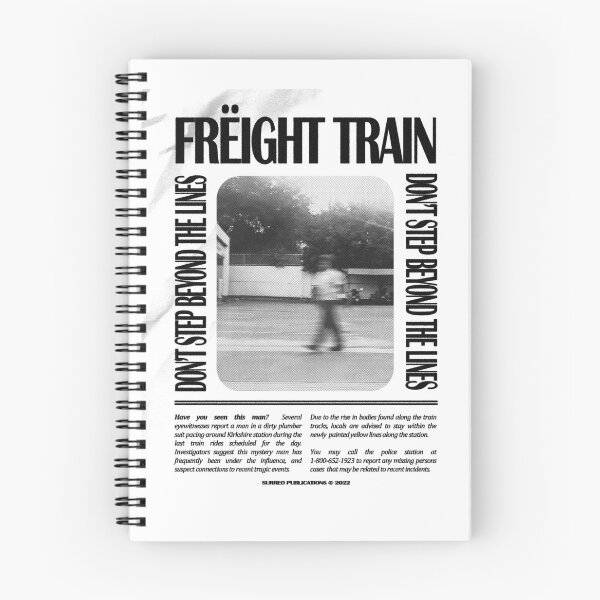 Item preview, Freight Train White designed and sold by Surreo.